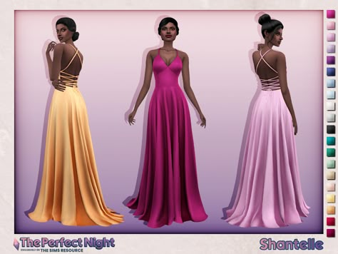 Sims Formal Dress, Sims 4 Formal Dress Maxis Match, Sims Dresses Cc, Sims Formal Cc, Sims 4 Cc Formal Dresses, Sims 4 Prom Dress Cc, Sims Royal, Sims 4 Wedding Dress, Ts4 Mods