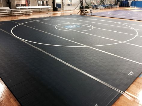 Competition Wrestling Mats Best Check more at https://prowrestlingxtreme.com/competition-wrestling-mats/ Cheer Mats, Dojo Design, Hand Painted Logo, Wrestling Mat, Wainscoting Wall, Mat Best, Gym Mats, Custom Mats, Architecture Project