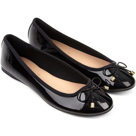 Accessorize Patent Bow Ballerina Shoes ($33) ❤ liked on Polyvore featuring shoes, flats, sandals and flats, patent leather ballet flats, ballerina pumps, flat pumps, ballet shoes and patent ballet flats Balerinas Shoes, Work Flats Shoes, Black Ballerina Flats, Black Ballet Shoes, Ballet Shoes Flat, Newborn Stroller, Black Patent Leather Shoes, Patent Leather Ballet Flats, Flat Pumps