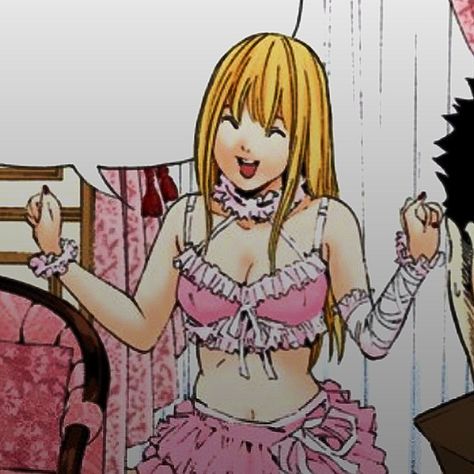 #misaamane #deathnote Misa Amane, A Man, A Woman, Lingerie, On Twitter, Twitter, Anime, Pink