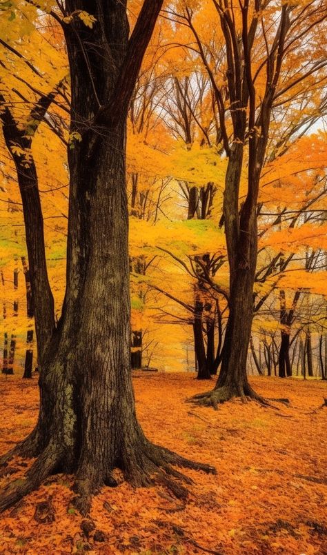 Laminated card with rounded corners. Size: 2.25” x 4.5" Maple tree in fall. N227 Maple Trees Aesthetic, Fall Leaves Falling, Trees In Autumn, Fall Tree Painting, Autumn Tattoo, Farm Pictures, Fall Trees, Halloween Traditions, Fall Tree