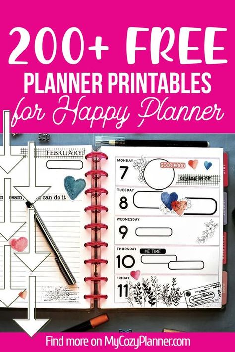 Free Planner Pages Printables, Making A Planner, Planner Stickers Printable Free, Planner Pdf Free, Daily Planner App, Color Coding Planner, Happy Planner Free Printable, Monthly Calendar Planner, Planner Calendar Printables