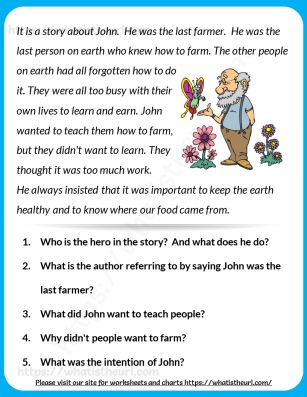 Reading Comprehension Passages for Grade 3 or 4 - Exercise 16 - Your Home Teacher English Prepositions, Picture Composition, Reading Club, Short Stories For Kids, Reading Comprehension Passages, Comprehension Passage, English Reading, Comprehension Worksheets, Grammar Lessons