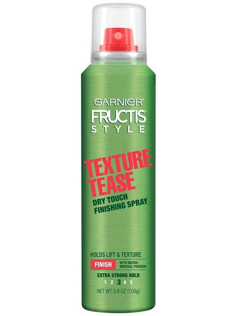 Texture Tease - Hair Spray - Garnier Fructis Style Best Texturizing Spray, Oribe Dry Texturizing Spray, Perfect Beach Waves, Garnier Fructis, Teased Hair, Hairstyling Products, Lifeless Hair, Finishing Spray, Texturizing Spray