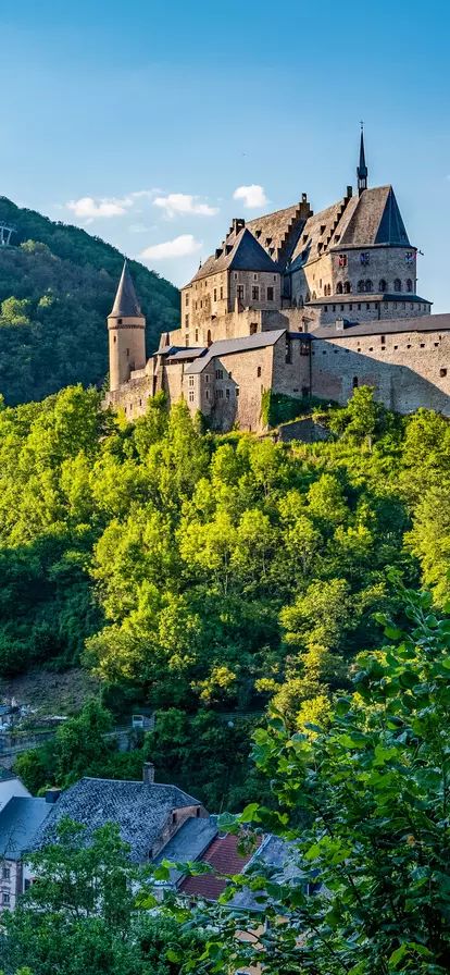 Vianden Castle Vianden Castle Luxembourg, Vianden Castle, Shop Story, Dream Life House, Magic Shop, Travel Europe, Travel Board, Beautiful Architecture, Luxembourg