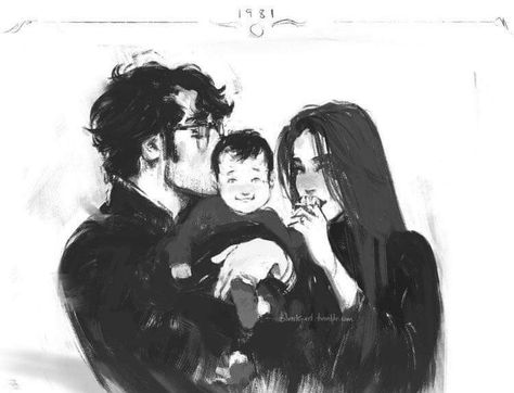 The Potters James Albus And Lily Potter Fanart, Lily James And Harry Fanart, Harry Potter Pregnant Fanart, The Potter Family, Blvnk Art, Potter By Blvnk James And Lily, Harry Potter Lily And James, Potter Family, Toni Mahfud