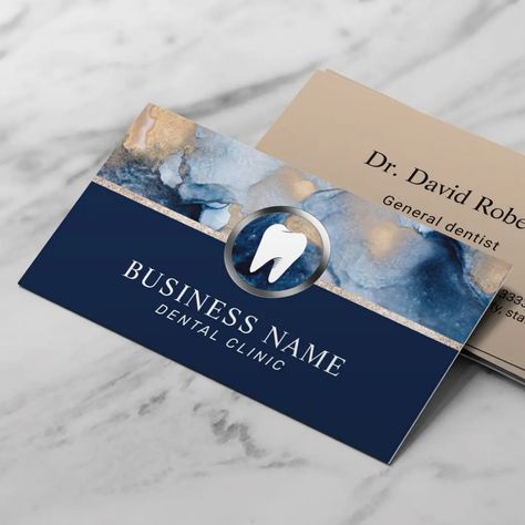 Dental Visiting Cards Design, Dentistry Visit Card, Dentist Business Card, Dental Clinic Visiting Card, Logos For Dental Clinic, Doctor Business Cards, Dental Design Interior, Dental Clinic Logo, Dental Business Cards