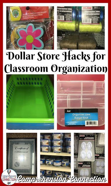 The Dollar Store is a great place to find fantastic things you can repurpose for reading manipulatives. This post includes my favorites. Dollar Store Classroom, Dollar Tree Classroom, Tree Classroom, Kids Homework Station, Organization College, Classroom Hacks, Kids Homework, Class Organization, Store Hacks