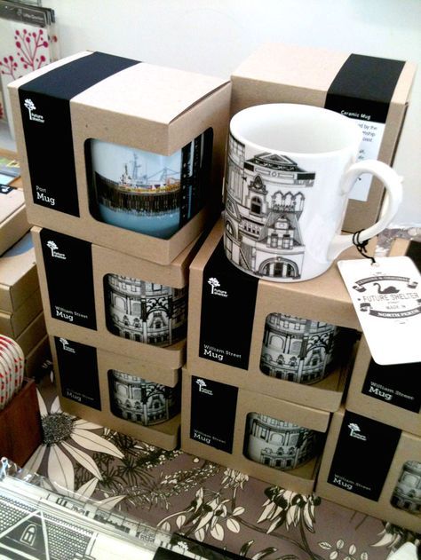 Future Shelter: New Mugs - William Street collection Decal Printer, Mug Packaging, Sublimacion Ideas, Sublimation Gifts, Packaging Template Design, Packaging Template, Packaging Ideas Business, Flower Cart, Craft Packaging