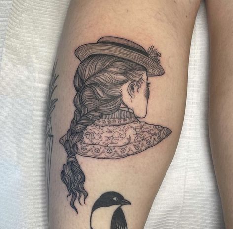 Green Gables Tattoo, Cute Simple Tattoos, Anne Shirley, Anne Of Green, Anne Of Green Gables, Green Gables, Future Tattoos, Flash Tattoo, Cute Tattoos