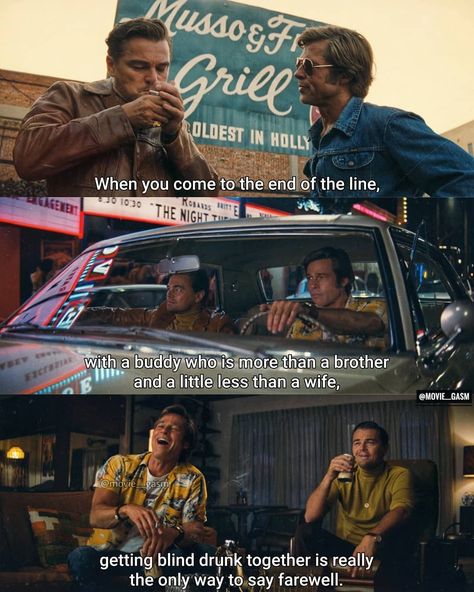 more than just Movie Quotes on Instagram: “tag ❤️ @loveandmelancholy lemme know what you think about this movie in comments Once Upon a Time in Hollywood (2019) IMDB - 7.7 dir.…” Hollywood Movies Quotes, Once Upon A Time In Hollywood Poster, We Live In Time Movie, Once Upon A Time Hollywood Aesthetic, Once Upon A Time In Hollywood Movie, Once Upon A Time In Hollywood, Once Upon Time In Hollywood, Hollywood Tattoo, Hollywood Quotes