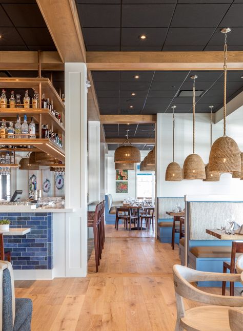 Nautical Restaurant, Coastal Restaurant, Bistro Ideas, Diner Decor, Cafe Shop Design, Ft Lauderdale, Nautical Design, Cafe Shop, Restaurant Interior Design