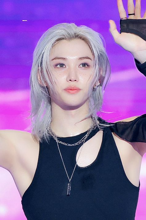 Felix Silver Hair, Hair 2024, Really Love You, Music For Kids, Felix Stray Kids, Kids Videos, Silver Hair, You Are Beautiful, Pop Group