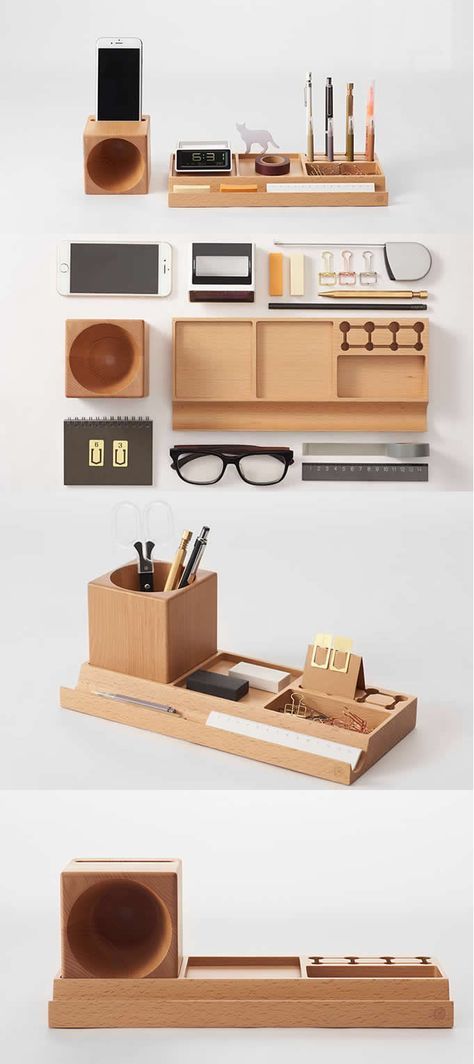 Wooden Office Desk Stationery Organizer Pen Pencil Holder Stationery Storage Box Smart Phone Speaker Sound Amplifier Stand Wooden Speaker Stands, Wooden Office Desk, Wooden Office, Pen Pencil Holder, Stationery Organizer, Sound Amplifier, Desk Stationery, Desk Organization Office, Stationery Storage