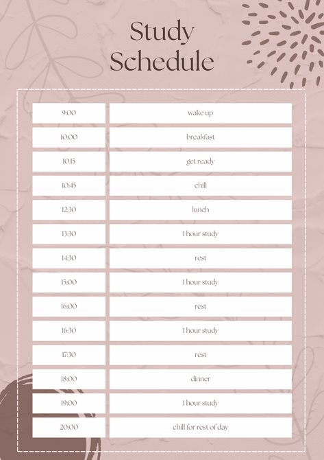 a chill 4 hour study schedule 13 Hours Study Schedule, 9 Hours Study Schedule, 6 Hours Study Schedule, 4 Hour Study Schedule, Study Schedule 6 Hours, 12 Hours Study Plan, Spaced Repetition Study Schedule, School Study Ideas, Exam Study Tips