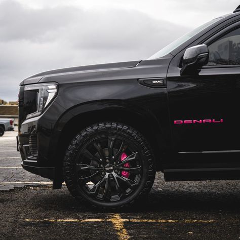 2022 Gmc Yukon Denali, Black Tahoe, Gmc Denali Truck, Mom Cars, Denali Truck, Gmc Accessories, Gmc Suv, Acadia Denali, Gmc Sierra Denali