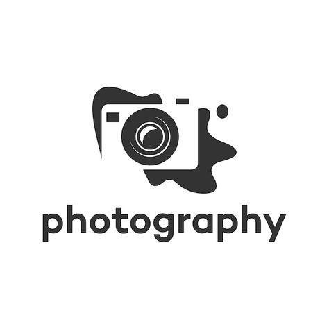 Simple camera photography logo design ve... | Premium Vector #Freepik #vector #icon #camera-silhouette #camera #logo Film Design Logo, Photography Fonts, Travel Agency Logo, Camera Logos Design, Simple Camera, Agency Logo, Camera Logo, Photography Logo Design, Film Design