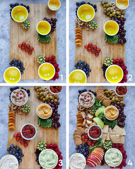 Vegan Charcuterie Board - Six Hungry Feet - Recipes Charcuterie Board Vegan, Vegan Charcuterie Board Ideas, Charcuterie Vegan, Vegan Charcuterie Board, Vegan Cheese Boards, Make Sun Dried Tomatoes, Christmas Charcuterie Board, Cooking Eggplant, Vegan Dips