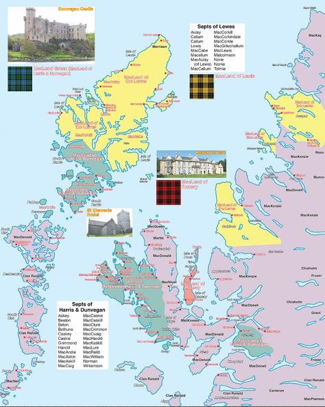 East New Britain Province, Danish Language, Clan Macleod, Scotland History, Infographic Map, Scottish Islands, Family Names, England And Scotland, Cool Countries