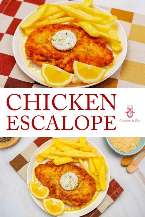 A mouth-watering chicken escalope recipe that makes a crispy and delicious meal. Easy step-by-step instructions for a perfect dish every time. Chicken Escalope, Chicken With Italian Seasoning, Breaded Chicken Breast, Homemade Gravy, Main Course Recipes, Breaded Chicken, Crispy Chicken, Dinner Dishes, Food Reviews