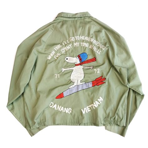 DoubleTstore Vintage Clothing on Instagram: “No. 7 "Made by Double T store"...Vintage Souvenir Jacket . . . . SOLD OUT..!!” Battle Jacket, Souvenir Jacket, Men's Outerwear, Vintage Souvenir, Mens Outerwear, Vintage Clothing, Vintage Outfits, Bomber Jacket, On Instagram