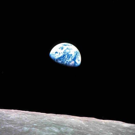 1968: When Apollo 8 First Orbited The Moon And Saw The Earth Rise In Space : NPR Earth Rise, Nasa Planets, Outer Space Wallpaper, Origin Of The World, Galaxy Photos, Nasa Missions, Apollo Program, Book Of Genesis, Earth Pictures