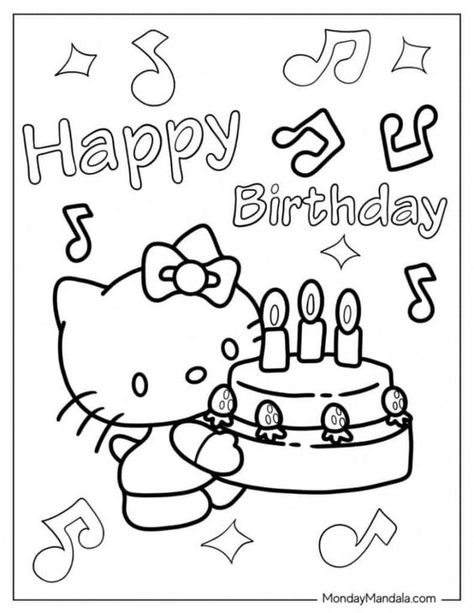 Hello Kitty Coloring Pages Birthday Coloring pages #coloringpages Coloring page #coloringpage Adult Coloring pages #adultcoloringpages Coloring pages adult #coloringpagesadult Coloring books #coloringbooks 18.177 Coloring Pages Birthday, Hello Kitty Birthday Theme, Hello Kitty Coloring Pages, Kitty Coloring Pages, Creation Coloring Pages, Cake Coloring, Farm Coloring Pages, Hello Kitty Colouring Pages, Farm Animal Coloring Pages