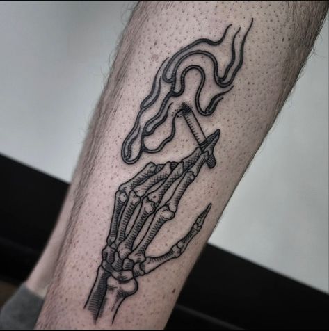 Hand Of Skeleton Tattoo, Tattoos Of Skeleton Hands, Creepy Skeleton Tattoo, Skeleton Hand Grabbing Something, Skeleton Tattoo For Men, Skeletal Tattoo Ideas, Skeleton Knee Tattoo, I Love You Skeleton Hand Tattoo, Cool Skeleton Tattoos