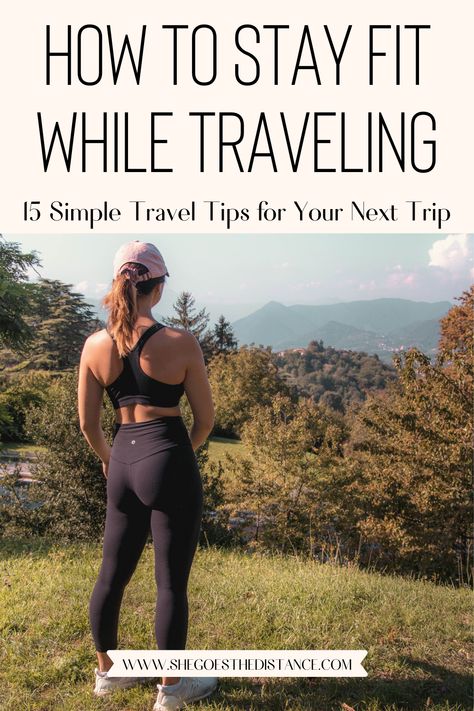 Airplane Tips, Hotel Workout, Travel Workouts, Hiking Activities, Pilates Challenge, Easy Fitness, Dance Cardio, Solo Travel Tips, Fitness Goal