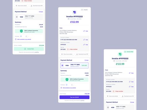 Pay a vendor - tool for paying invoices by Maciej Kuropatwa on Dribbble Invoice Design, Mobile Ui Design, Mobile Payments, Mobile App Ui, App Interface, App Ui Design, Ui Inspiration, Web App Design, Mobile Ui