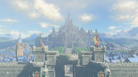 We Asked Our Staff What ONE SPECIFIC Change They Want to See in Breath of the Wild 2 - Zelda Dungeon Calamity Ganon, Zelda Video Games, Hyrule Castle, Zelda Breath Of The Wild, Game Props, Castle Designs, Zelda Art, Legend Of Zelda Breath, Ocarina Of Time