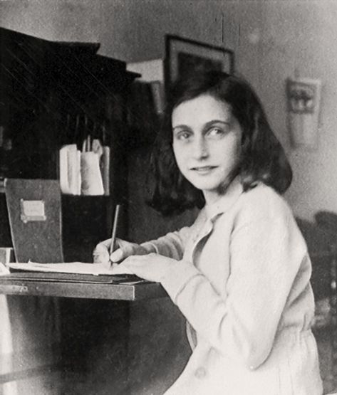 10 Things to Know About Anne Frank's The Diary of a Young Girl--I wouldn't open this page up and read it to students, but it would be good to look over prior to the unit each year so I could share a couple points with them. Anne Frank Diary, Anna Frank, Anne Frank, Interesting History, Famous Women, Historical Events, History Facts, Inspirational People, Women In History