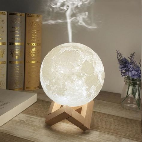 The Best Essential Oil Diffusers That Actually Look Cool Ikea 2015, Aromatherapy Humidifier, Humidifier Essential Oils, Led Night Lamp, Aroma Essential Oil, Moon Lamp, Ikea Hackers, Night Light Lamp, Plywood Furniture