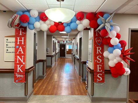 Nurse Week, Nurses Week, Balloon Arch, Arch, Balloons, Thank You