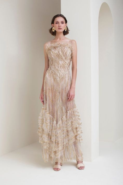 Sandra Mansour, Tulle Gown, Feminine Dress, One Piece Dress, Fashion 2020, Vogue Paris, Beautiful Gowns, Moda Operandi, Fashion Collection