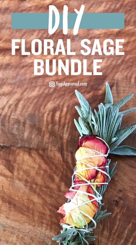 Exercise For Back Pain, Smudge Sticks Diy, Exercise For Back, Smudging Sticks, Negative Vibes, Floral Diy, Burning Sage, Sage Smudging, Sage Smudge