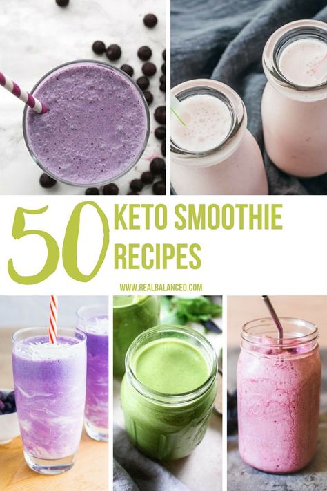 This list of 50 Keto Smoothie Recipes is full of delicious, healthy, and energizing low-carb smoothie recipe ideas! Blendjet Keto Recipes, Leto Smoothies, Café Kitchen, Bar Pictures, Low Carb Smoothie Recipes, Keto Green, Desayuno Keto, Keto Smoothie, Keto Smoothie Recipes