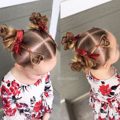 2 flip-through hearts (I have a tutorial a couple weeks back) into messy piggy buns! Adorable sparkly bows from @labellebaby! Baby Girl Hairstyle, Girls Hairdos, Valentines Hairstyles, Cute Toddler Hairstyles, Valentine Hair, Girl Hair Dos, Lil Girl Hairstyles, Bella Hair, Girl Hairstyle