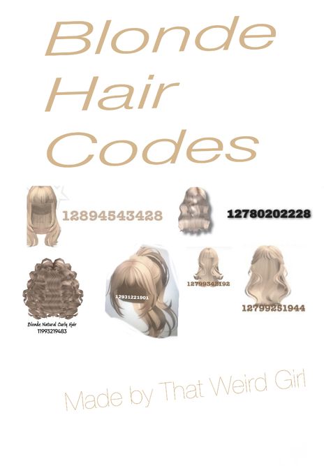 Berry Avenue Codes Hair Blonde Braids, Berry Avenue Blonde Hair Codes Curly, Roblox Id Codes For Hair, Orange Curly Hair, Blonde Hair Roblox, Silver Blue Hair, Codes Wallpaper, Two Color Hair, Brown Hair Roblox