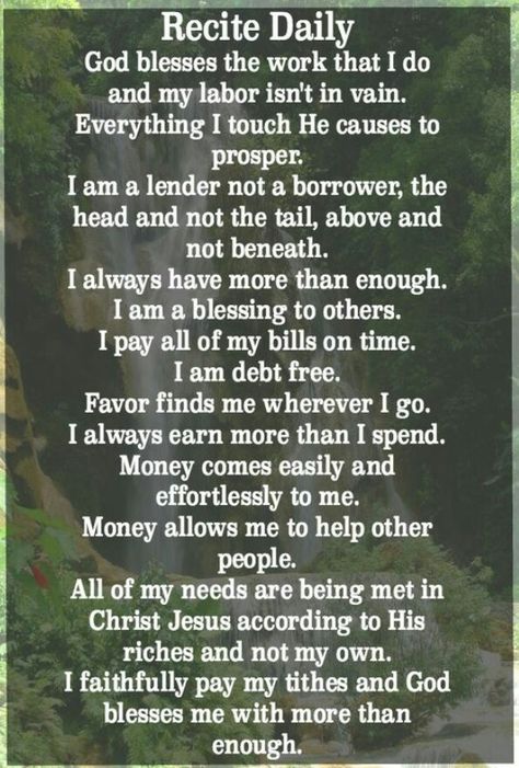 Business Affirmations, Financial Prayers, Affirmations Success, Cho Ku Rei, Money Manifest, Wealth And Abundance, A Course In Miracles, Prayer Life, Daily Prayers