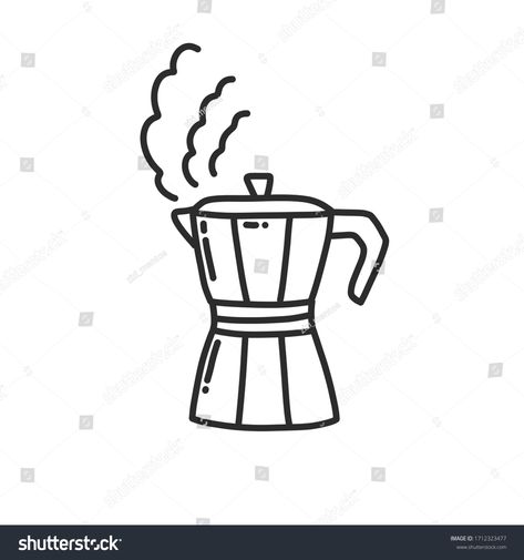 Market Ideas, Moka Pot, Doodle Icon, Photography Magazine, Anime Tattoos, Home Logo, Magazine Template, Magazine Photography, Easy Drawings