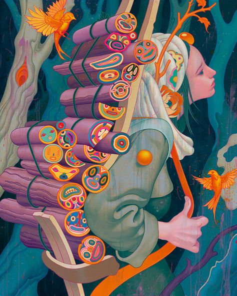 James Jean, Orange, Instagram