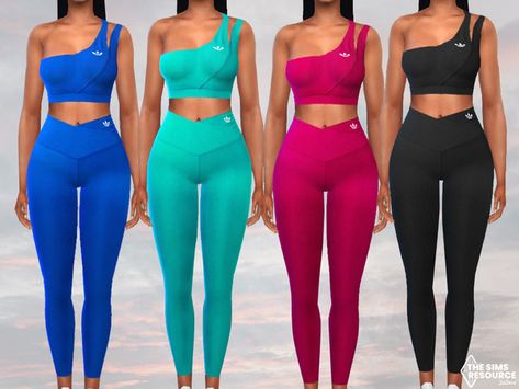 Sims 4 Workout Clothes, Sims 4 Workout, Sims 4 Mac, Black Monokini, Fitness Outfit, Pelo Sims, Sims 5, Free Sims 4, The Sims 4 Packs