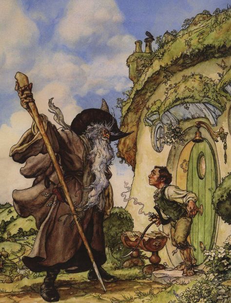 Ian Mccaig, Shadow Wizard, Lord Of The Rings Art, John Howe, Arte Nerd, Hobbit Art, Middle Earth Art, Arte Peculiar, Tolkien Art