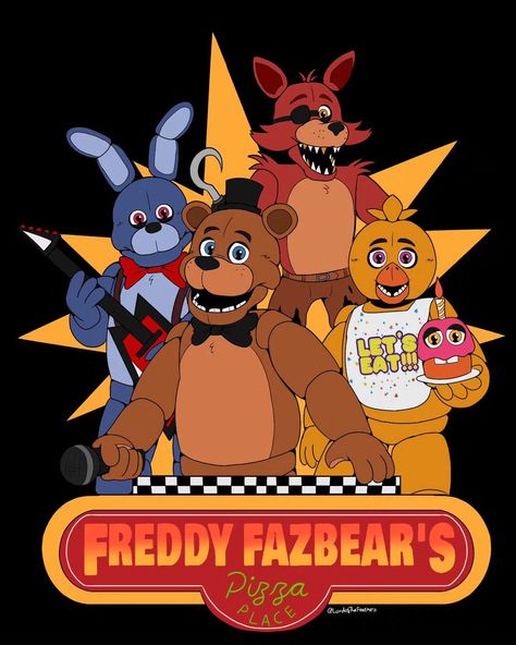 Five Nights At Freddy's Dibujos, Fnaf Cakes Birthdays, Fnaf Poster, Fnaf Birthday, Fnaf Party, Creepy Games, Fnaf Foxy, Animatronic Fnaf, Fnaf Fanart