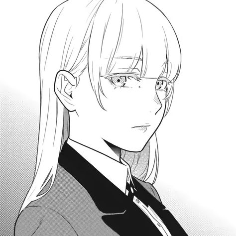 Ririka Momobami Manga, Drawing Dynamic Poses, White Hair Girl, Kakegurui Manga, Ririka Momobami, Kakegurui Icons, Y2k Profile Picture, Hair Girl, Digital Art Anime