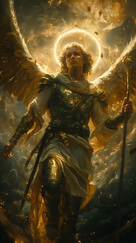 Midjourney Feed Gabriel Angel Art, Ark Angel Michael, Watchers Angels, Angel Fantasy Art, Arch Angel Michael, Guardian Angel Images, Arc Angel, Angel Cartoon, Warrior Angel