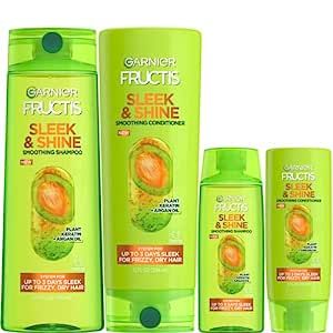 Kit Packaging, Travel Size Shampoo, Anti Frizz Shampoo, Anti Frizz Serum, Garnier Fructis, Shampoo And Conditioner Set, Frizz Control, Anti Frizz Products, Green Beauty