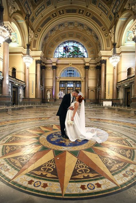 Jennifer McPartland and Stephen Gough married on the Mintons at St Georges Hall Liverpool. Liverpool Wedding, St Georges Hall, Real Life Fairies, St Georges, Liverpool City, Gorgeous Tile, Wedding Team, My Dream Came True, Wedding Show