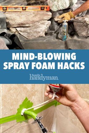 Expanding Foam, Diy Handyman, House Maintenance, Spray Foam Insulation, Home Remodeling Diy, Remodeling Mobile Homes, Spray Foam, Foam Insulation, Family Handyman